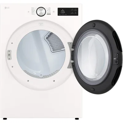 7,4 CuFt slimme voorlader elektrische droger Alpine White met AI Sensing