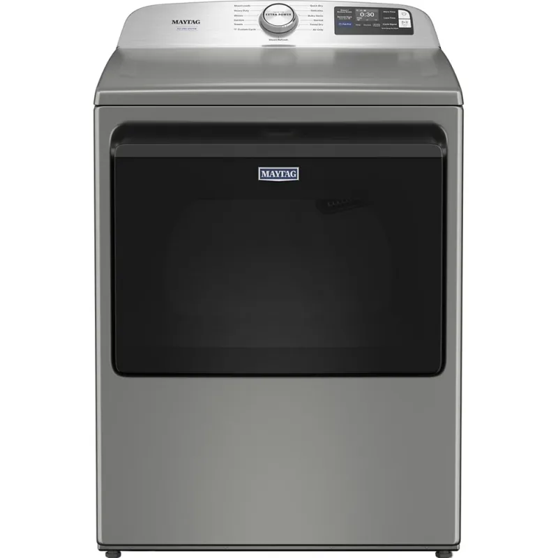 7.4 CuFt Smart Pet Pro Top Load Classic Silver Electric Dryer