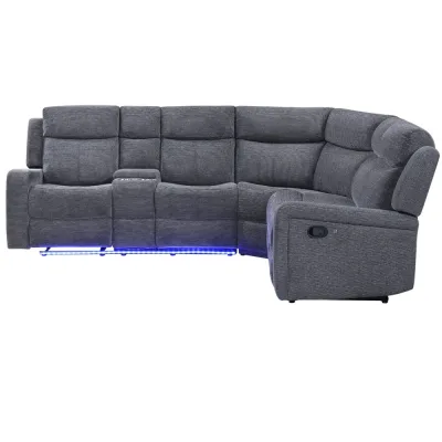 Seccional reclinable manual Bradley