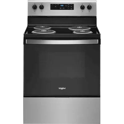 4.8 CuFt Freestanding SpillGuard Range In Stainless Steel