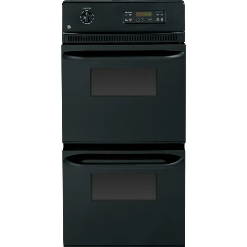 24" zelfreinigende inbouw dubbele wandoven - zwart