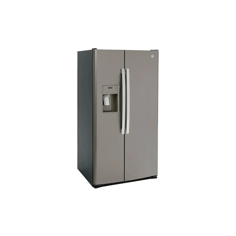 Frigorífico side-by-side de 25,3 pies cúbicos con dispensador exterior - Slate resistente a huellas