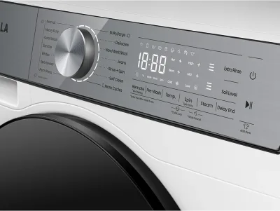 2,8 CuFt Frontlader-Waschmaschine in Weiß