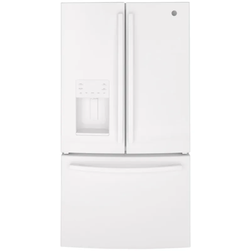 Frigorífico inteligente French Door de 25,6 pies cúbicos con Connect Plus - Blanco