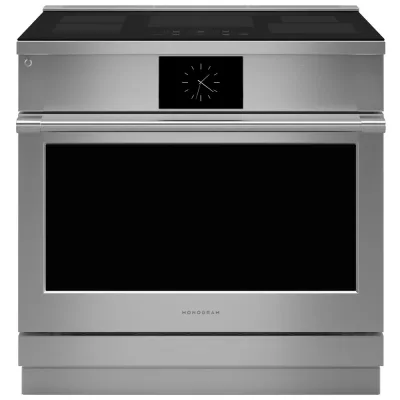 36" professionele inductiefornuis met 5 kookzones