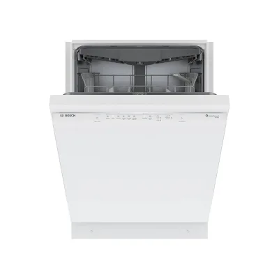 300 시리즈 46 dBA 스마트 전면 컨트롤 화이트 식기세척기 (PrecisionWash 탑재)