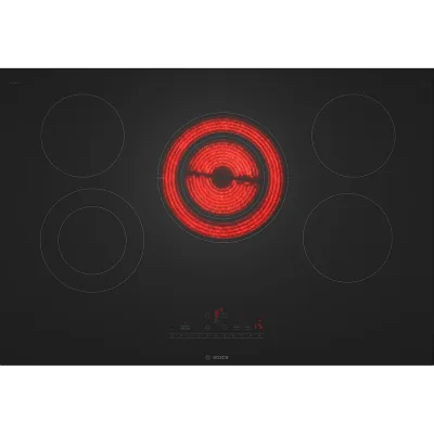 30" Electric Cooktop - Black