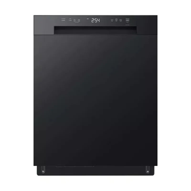 Lavavajillas de control frontal de 24" - Negro