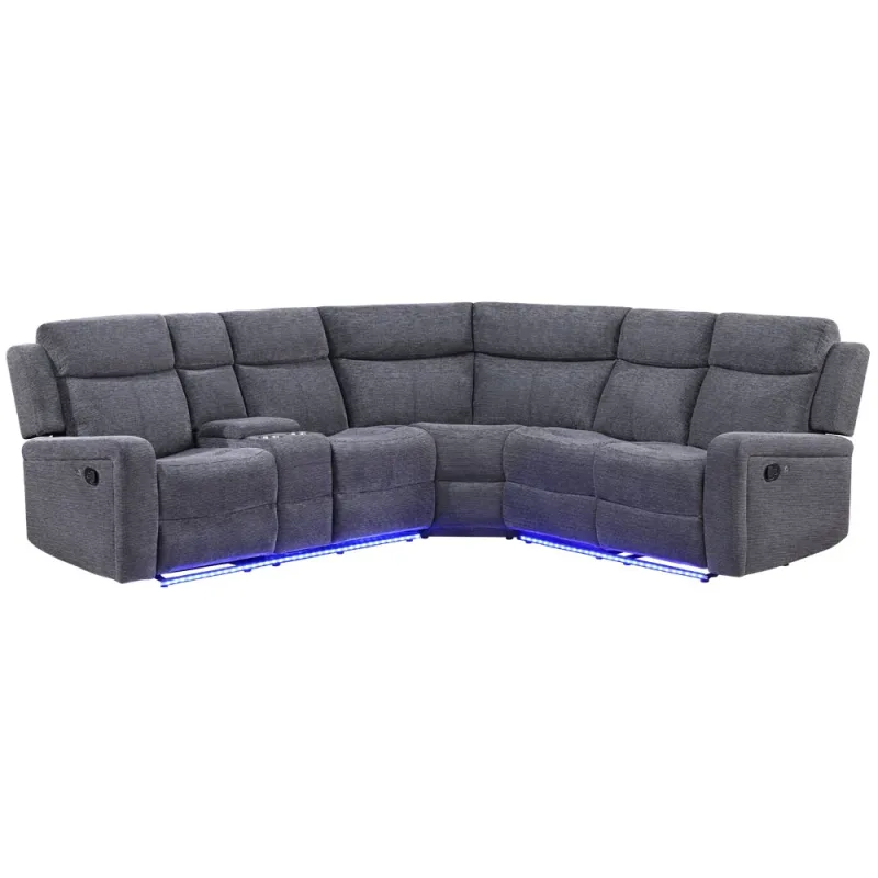 Seccional reclinable manual Bradley