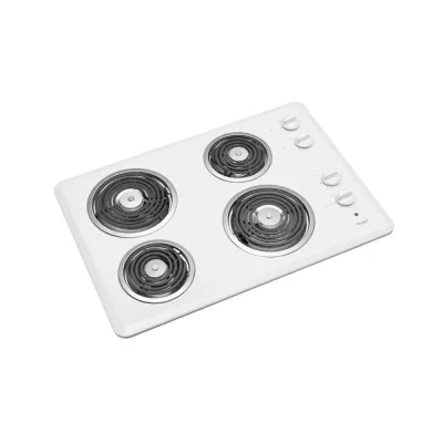 30-tommer elektrisk kogesektion - Hvid