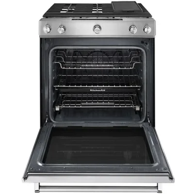 30" 6,5 Cu. Ft Slide-In Gasherd