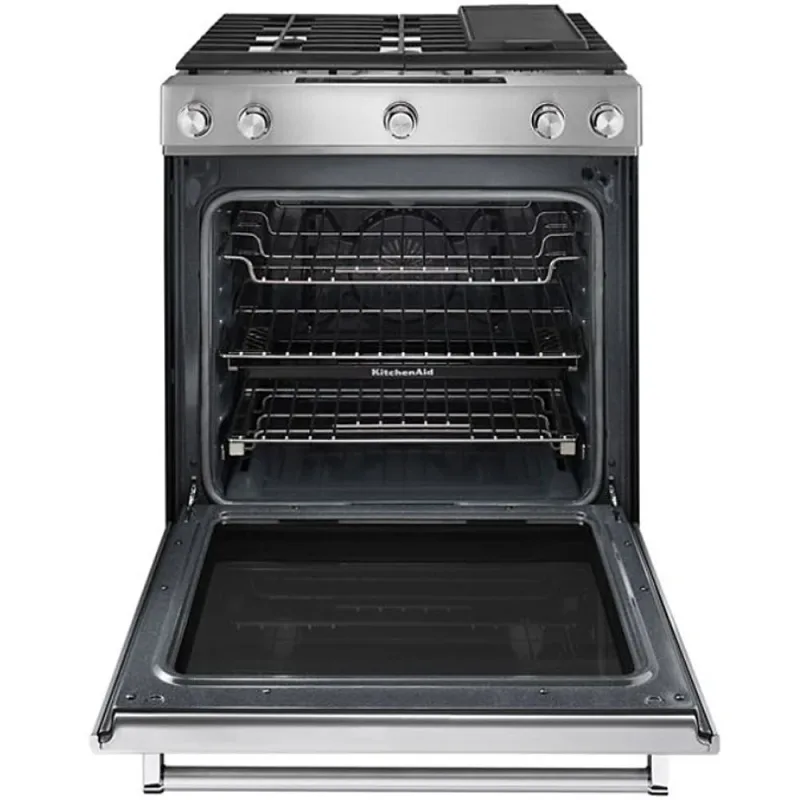 30" 6,5 Cu. Ft Slide-In Gasherd