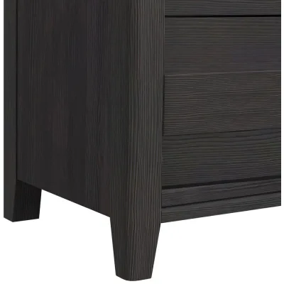 Cómoda Tobias de 5 Gavetas — Preto