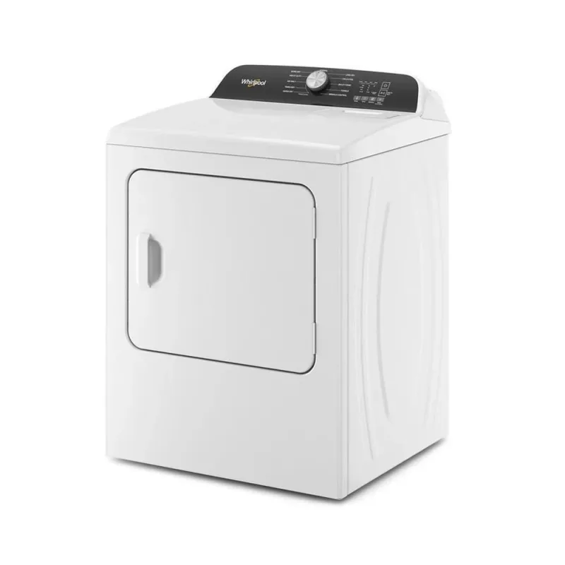 7.0 CuFt lange afvoer witte elektrische droger