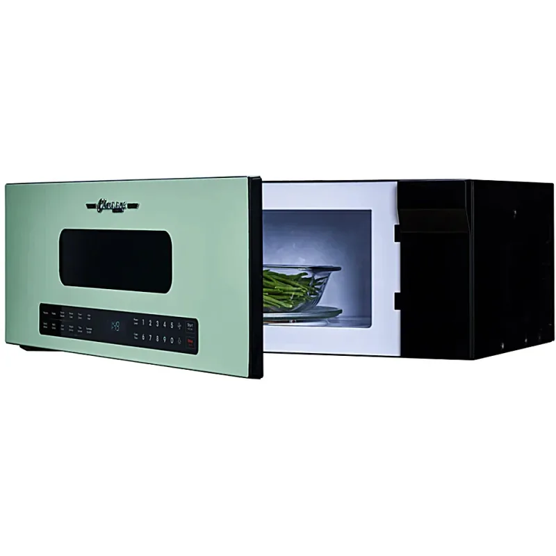 1.2 CuFt Classic Retro Over-the-Range Microwave in Mint Green
