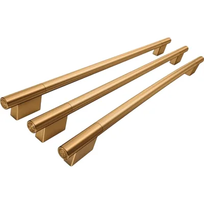 Kit de accesorios de herrajes con asa de bronce para frigorífico French Door de 36" de ancho y profundidad contracubierta