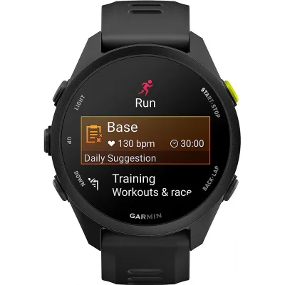 Forerunner® 70 Smartwatch w kolorze czarnym z czarnym paskiem