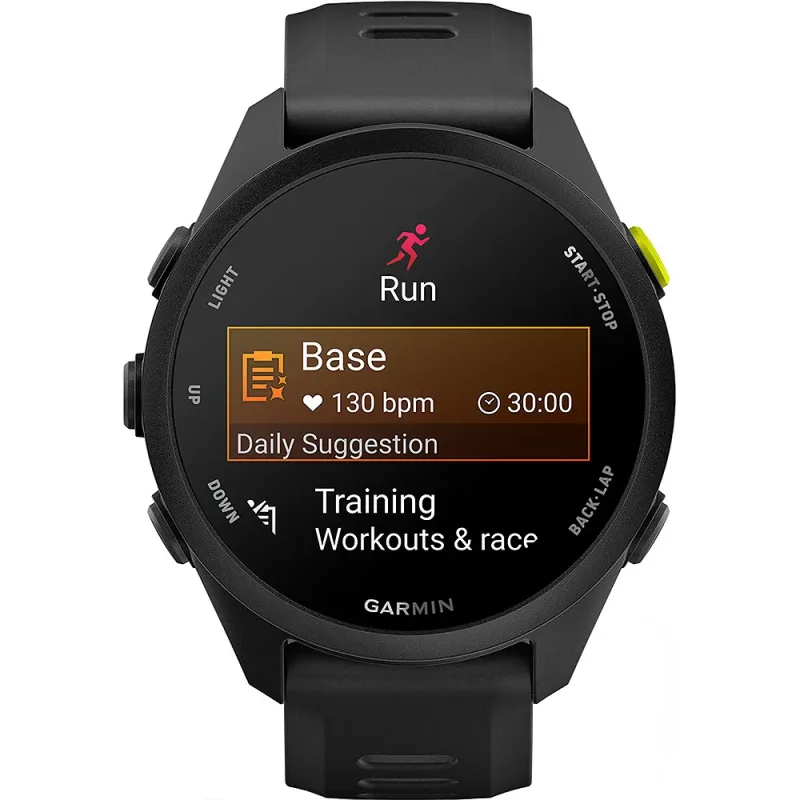 Forerunner® 70 Smartwatch w kolorze czarnym z czarnym paskiem