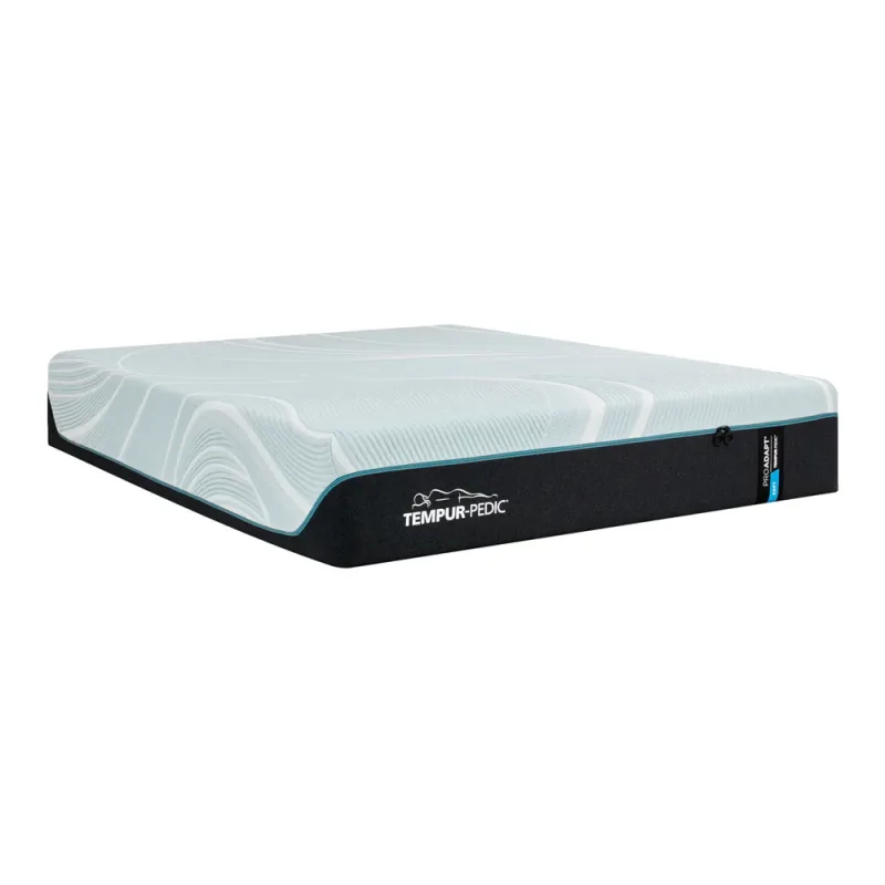 Tempur-Pedic TEMPUR-ProAdapt® Soft Tight Top King Pro-madrass - blå/grå