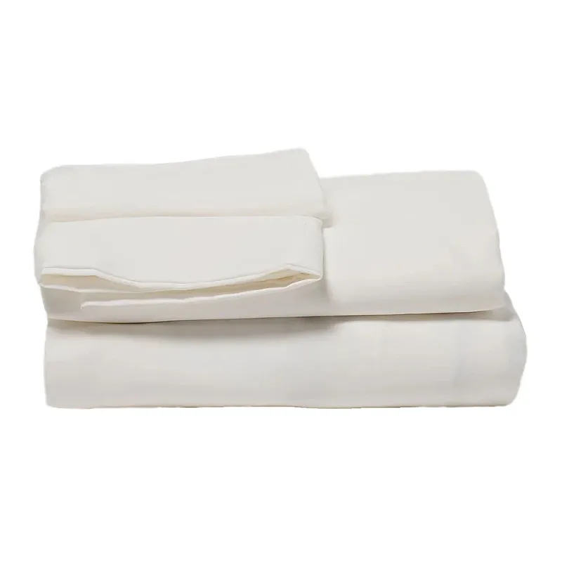 Juego de sábanas 100% algodón Pima Full en blanco | Suavidad sedosa y confort duradero