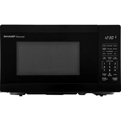0,7 CuFt 700W countertop magnetron in zwart