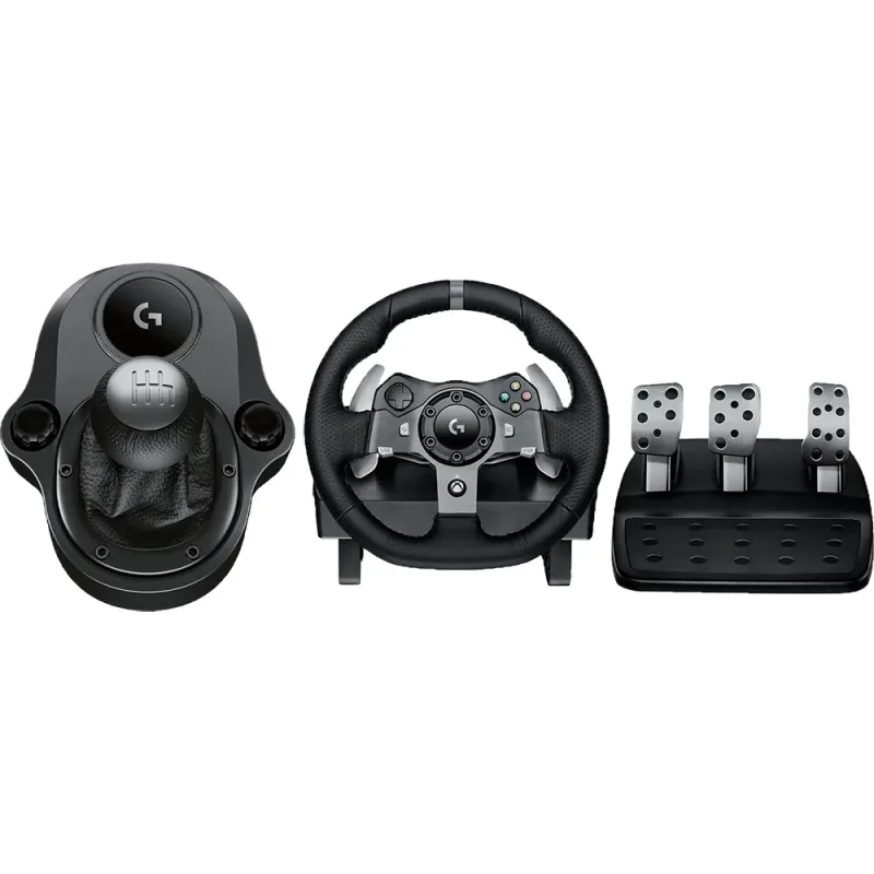 Volante G920 Driving Force para Xbox One y PC con palanca de cambios Driving Force para volantes de carreras G923, G29 y G920