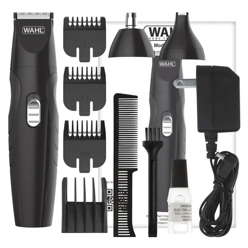 All-In-One genopladelig groomer – sort