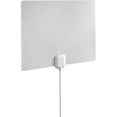Amplified HDTV Indoor Antenna - White