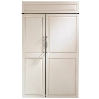 Inteligentna chłodziarko-zamrażarka side-by-side 29,5 cu ft w wersji panel ready