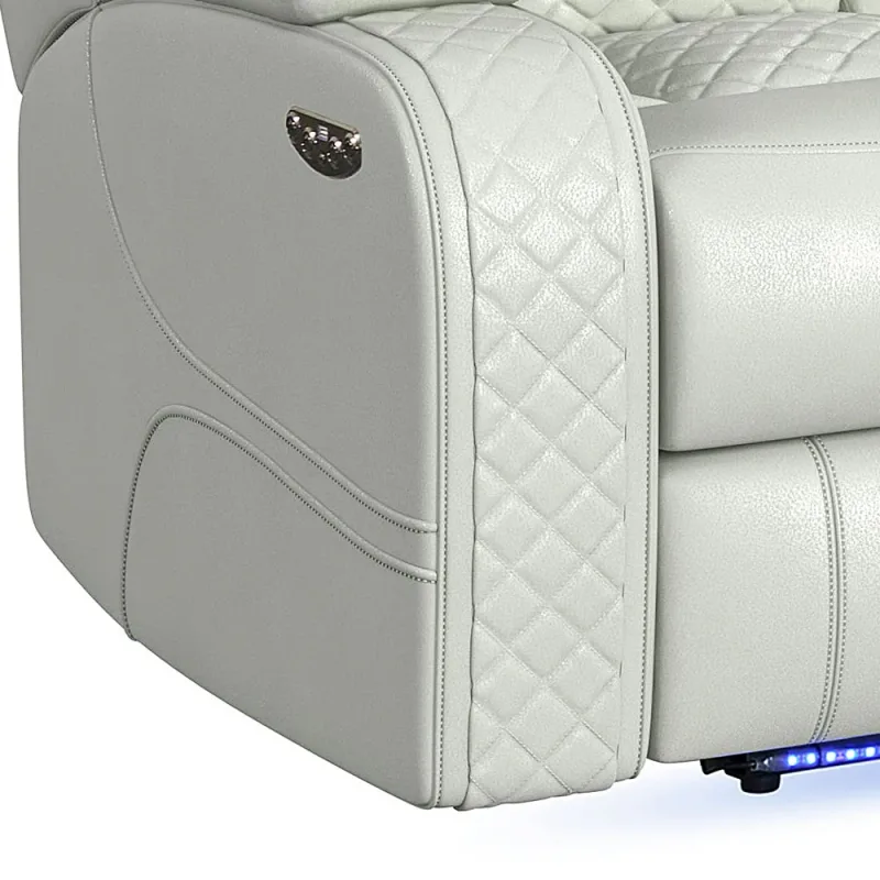 Carlo Power Motion Loveseat dengan Power Headrest