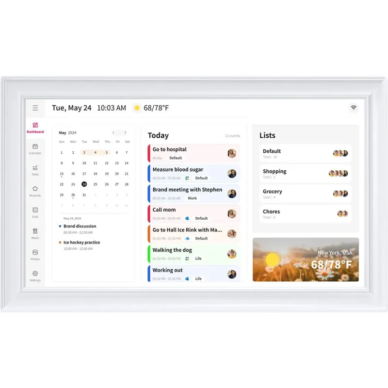 15,6" Smart familie-kalender