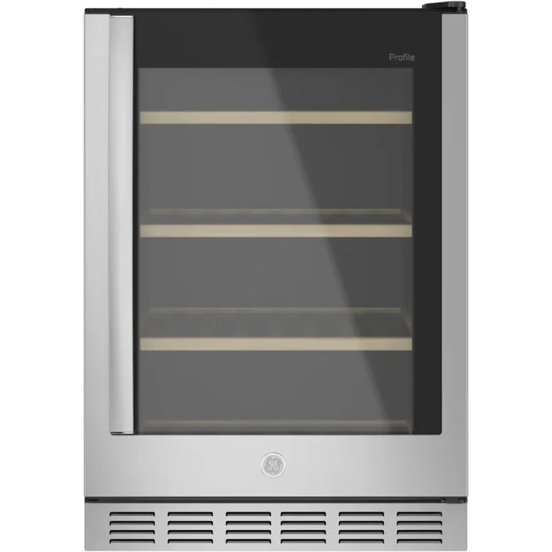 5.1 CuFt 155 Can/52-Bottle Beverage Center in Stainless Steel
