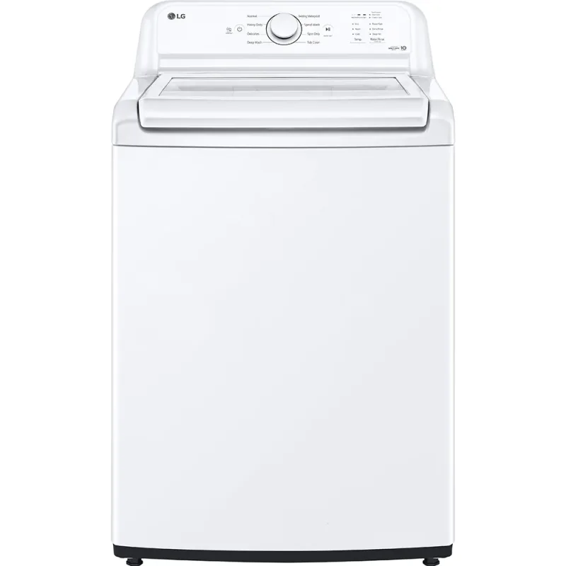 4.1 CuFt Electric Top Load White Washer with SlamProof® Glass Lid