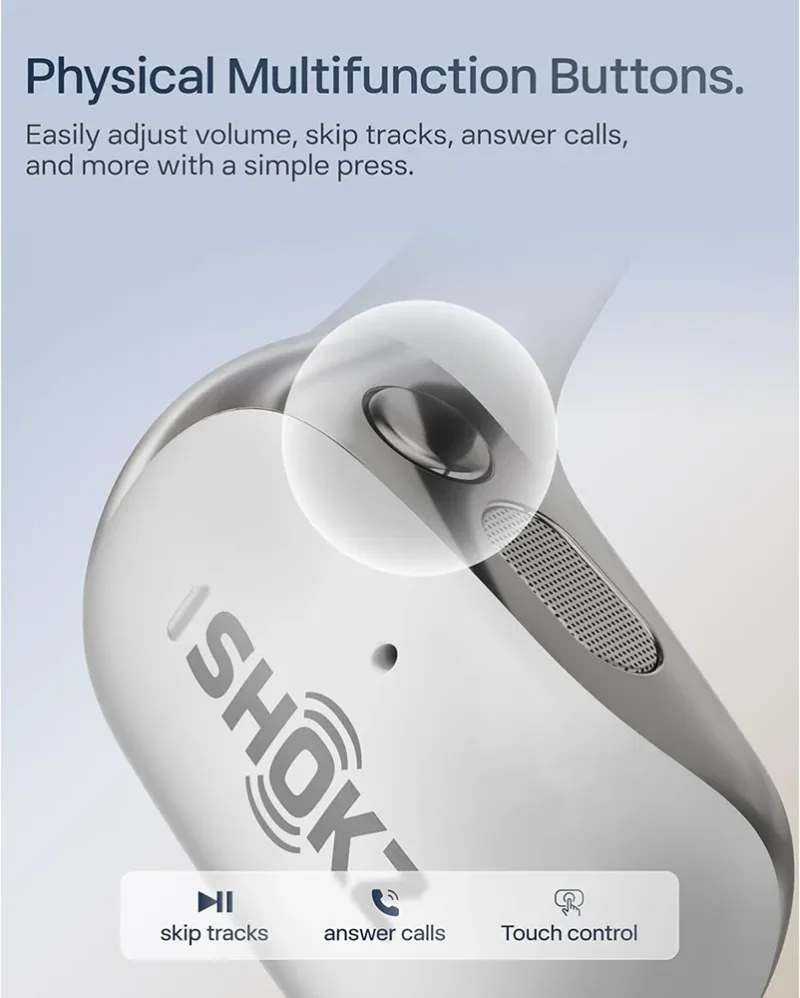 OpenFit 2+ True Wireless graue Ohrhörer
