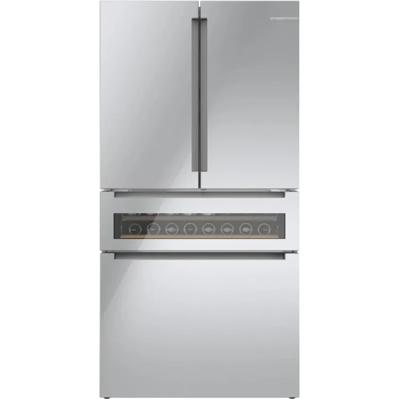 20.5 CuFt Smart MultiAirFlow Counter Depth 4 Door French Door Refrigerator In Stainless Steel