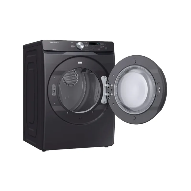 7.5 Cu Ft 전기 건조기, 센서 드라이 기능 - 브러시드 블랙