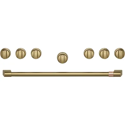 36" kahva- ja nuppusarja Pro Range- ja Range Top -liesille – harjattu messinki
