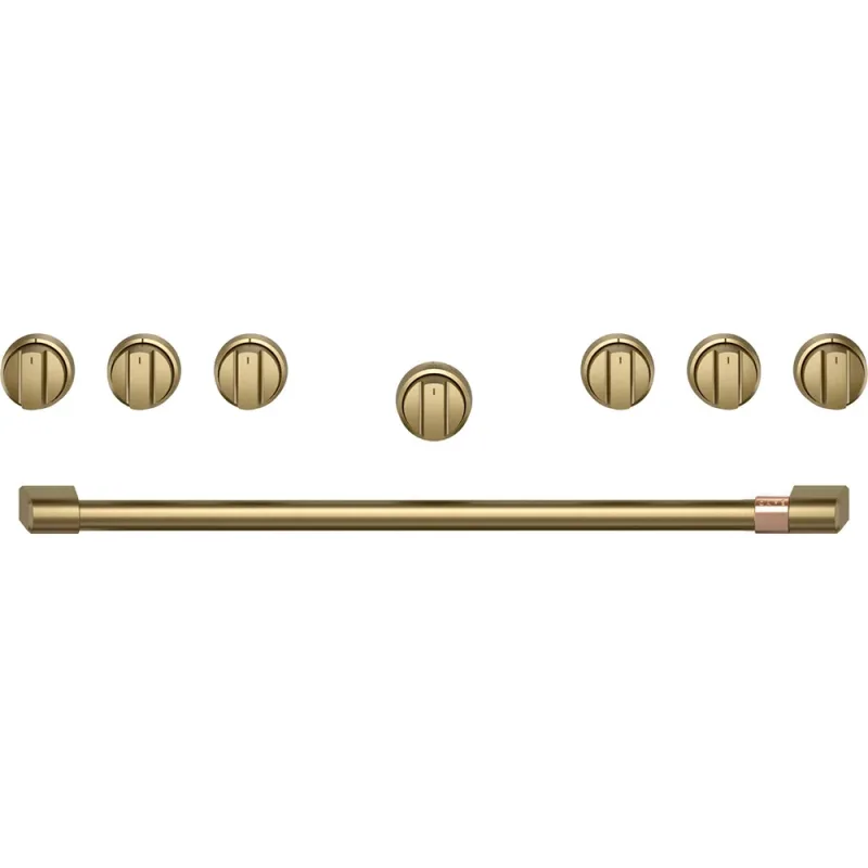 36" kahva- ja nuppusarja Pro Range- ja Range Top -liesille – harjattu messinki