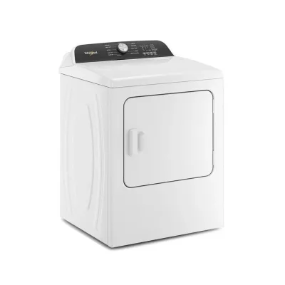 7.0 CuFt lange afvoer witte elektrische droger