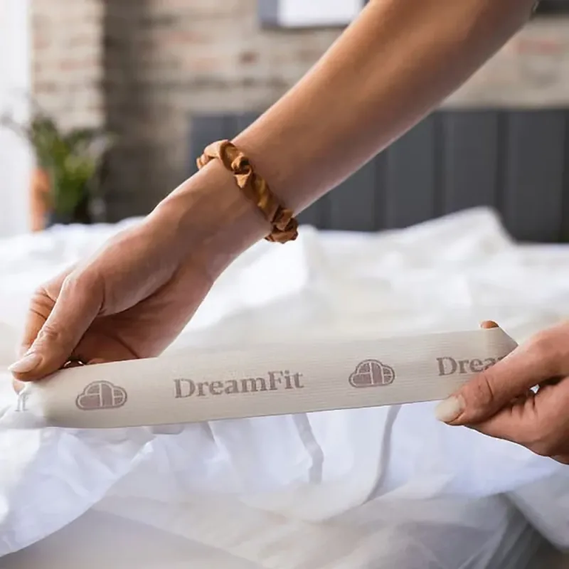 Juego de sábanas de microfibra 100% para cama individual en blanco