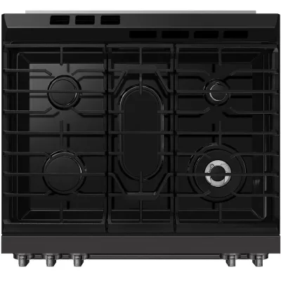 Cocina de gas inteligente Bespoke Slide-In de 6 pies cúbicos y 30" de ancho