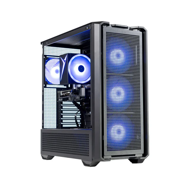 Torre gaming SkyTech Edge Gaming AMD Ryzen 7 5700 32GB RAM 1TB NVMe SSD, gráficos NVIDIA GeForce RTX 5060 8GB - Negro