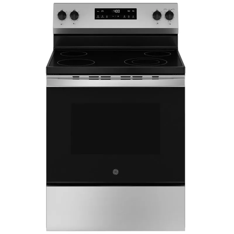 30" 5.3 Cu. Ft. Freestanding 4 Element Range with Power Boil - Stainless Steel