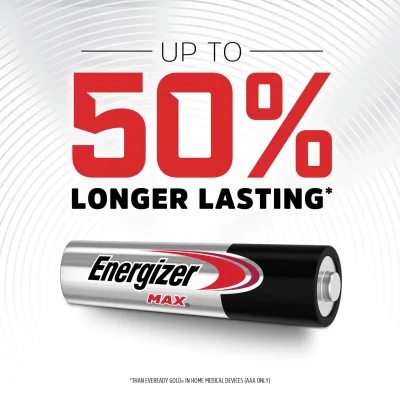 Energizer MAX AAA Batteries (16 Pack), Triple A Alkaline Batteries