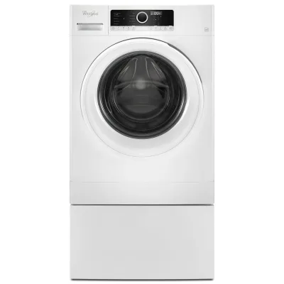 1,9 CuFt Frontlader-Waschmaschine in Weiß mit Sanitize-Funktion und optionaler Waschmittel-Dosierhilfe