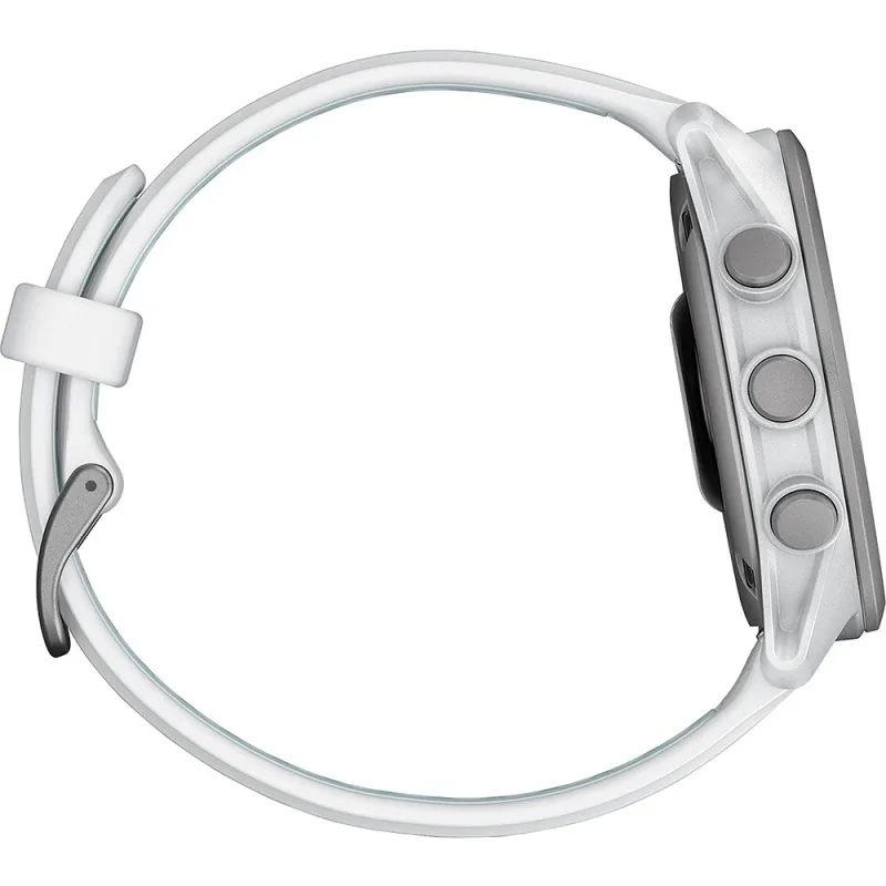 Forerunner® 170 Music Whitestone con cinturino Whitestone/Cloud Blue