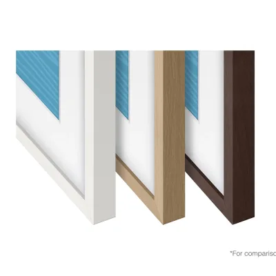 55" The Frame individueller Rahmen – Modern Teak