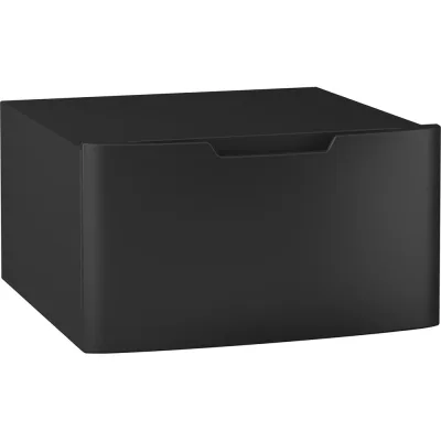 16'' vaskemaskinepodium i Carbon Graphite med opbevaringsskuffe