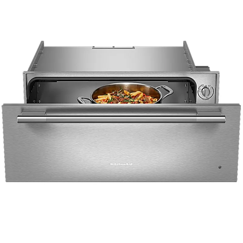 Gaveta de aquecimento de encastre com cozedura lenta de 27" - PrintShield Stainless