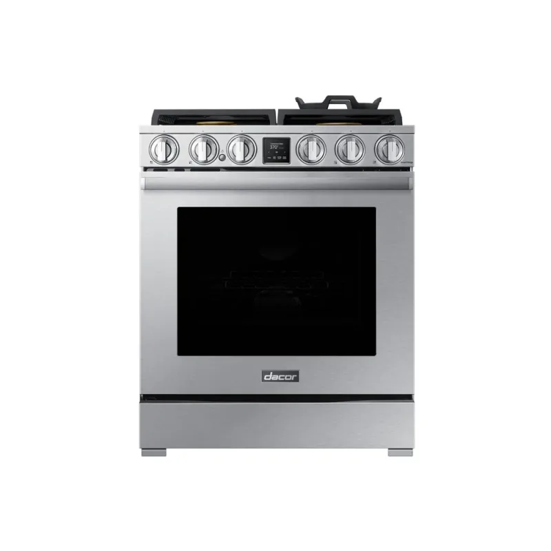 30'' 23,000 BTU Dual-Fuel Pure Convection Range in Stainless Steel